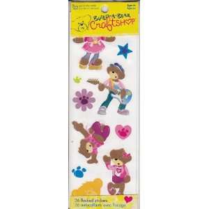  Build a Bear Craft Shop Flocked Stickers Toys & Games