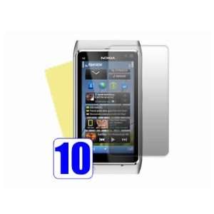   Screen LCD Scratch Protector (10 Pack) & MicroFibre Cloth For Nokia N8