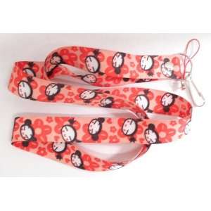  Pink Pucca Lanyard Key Chain Holder: Everything Else