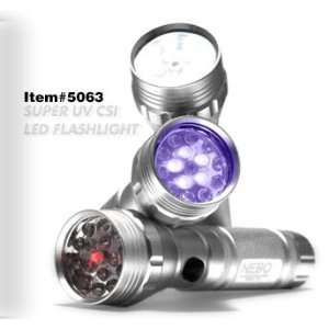  NEBO Super CSI 15 LED Flashlight+Laser