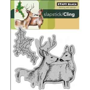  Penny Black Cling Rubber Stamp, Forest Friends   899346 