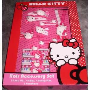  Hello Kitty Hair Accessory Set, 21 Piece Beauty