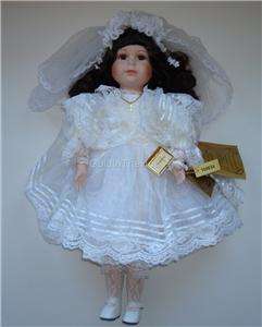   MANN Porcelain 1st Communion Doll   Teresa   Connoisseur Collection