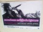 Mindless Self Indulgence   Glasgow gig poster, 26/4/08