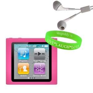  Premium Soft Pink Silicon Cover for Apple iPod Nano 6th 