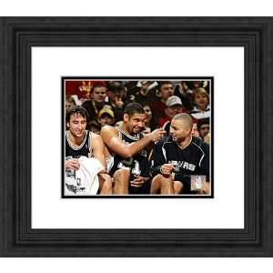  Framed Ginobili/Duncan/Parker San Antonio Spurs Photograph 