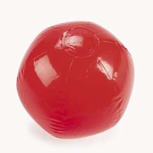  Vinyl Red Beach Balls (1 dz) Toys & Games