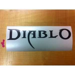Diablo 3 Sticker Decal. Peel and Stick. Black