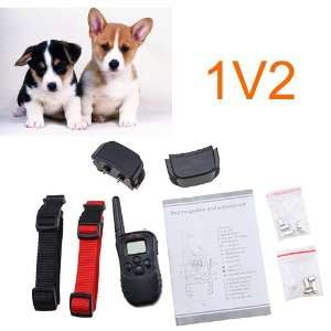   Dog Training Collar with 100 Level Vibration For 2 Dogs Electronics