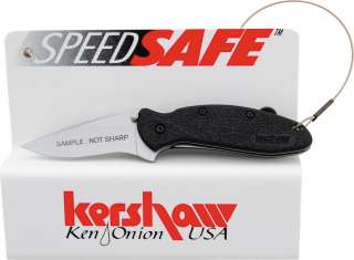   Assisted Opening Speed Safe Scallion Countertop Display Knife NEW