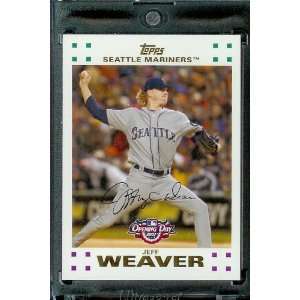  2007 Topps Opening Day #139 Jeff Weaver Seattle Mariners 
