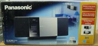 PANASONIC SC HC30P IPOD/IPHONE DOCKING SYSTEM WITH MP3/CD PLAYER/TUNER 
