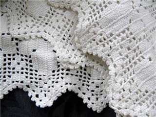 Huge Length Vintage Hand Crochet Lace Trim Edging 7.5m or 8yds  