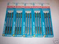 15 BOSCH T SHANK JIG SAW BLADES BI METAL JIGSAW T345XF  