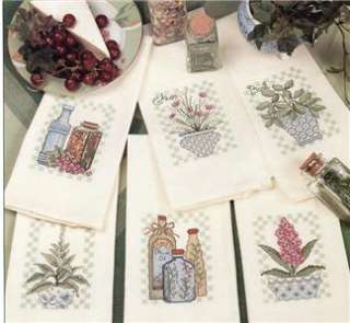Herbal Kitchen   6 Cross Stitch Designs Book  
