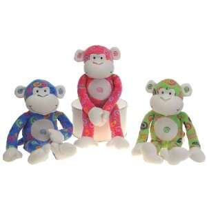  Set of 3 24colors Lovely Cute Swirl Monkeys: Toys & Games