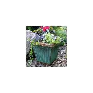    Fluted Square Planter   Free Shipping!: Patio, Lawn & Garden