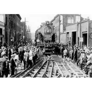  Baldwin Locomotive Down Vine Street Philadelphia PA 28x42 