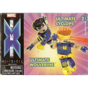   Men Minimates Ultimate Wolverine and Ultimate Cyclops Toys & Games