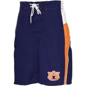 Auburn Tigers Navy Blue Mens Board Shorts:  Sports 