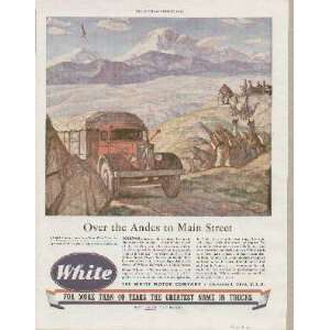   the Andes to Main Street  1944 White Trucks War Bond Ad, A3799A