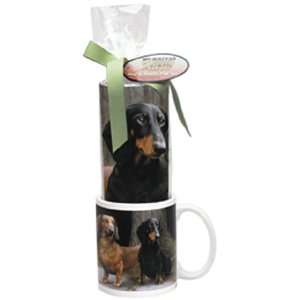  Dachshund on Porch Mug and Mouse Pad Gift Set Office 