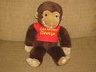   1990 GUND Margret Rey Brown Monkey Curious George Stuffed Animal Plush