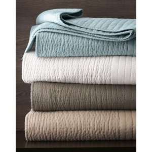  Donna Karan Bedding, Essentials Puckered Stitch White Full 