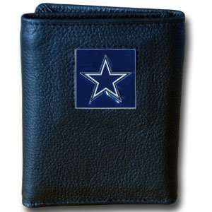  Dallas Cowboys   NFL Trifold Leather Wallet Sports 