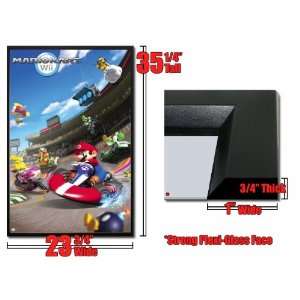   Super Mario Kart Wii Poster Game Brothers Fr 399: Home & Kitchen
