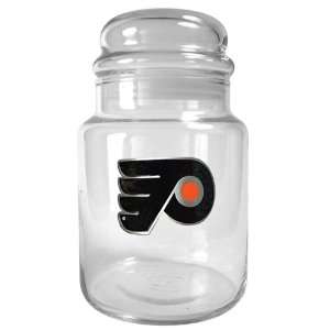    Philadelphia Flyers NHL 31oz Glass Candy Jar: Sports & Outdoors