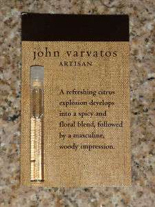 10X John Varvatos ARTISAN Mens Fragrance Sample 1.5 ml  