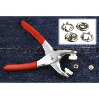  Easy Press Button Snap Fastener Pliers with 108 Snap 