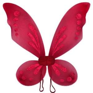  Burgundy Pixie Fairy Costume Wings: Toys & Games