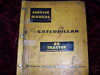 Caterpillar D9 Tractor Service Manual (66A3266 up)  