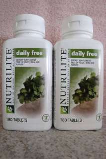 NUTRILITE DAILY FREE MULTIVITAMIN 2 /180 Count Bottles  