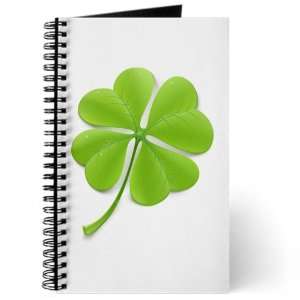 Journal (Diary) with Beautiful Clover Shamrock on Cover 