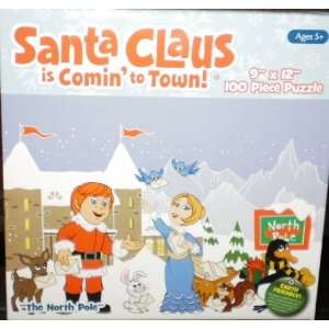  Santa Claus Is Coming to Town 100 Piece Puzzle   The North Pole 