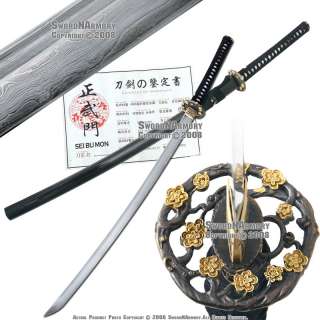 Hand Forged Damascus 4500 Layers Steel Samurai Katana Sword  