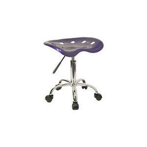  Vibrant Deep Blue Tractor Seat and Chrome Stool: Home 