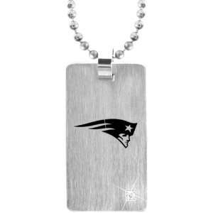  New England Patriots Dog Tag with Chain