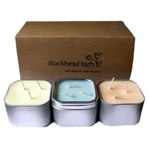  Soy Travel Candle Gift Set   Summer Vacation Beauty