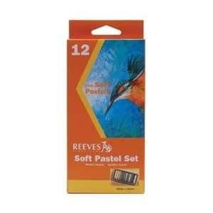 Reeves Chalk Pastel Set 12/Pkg Assorted Colors 8790125; 3 
