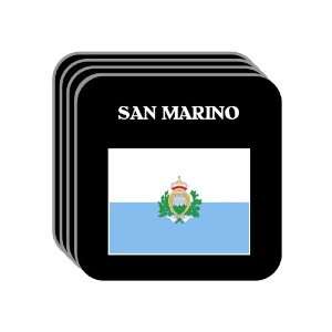  Flag of SAN MARINO Set of 4 Mini Mousepad Coasters 