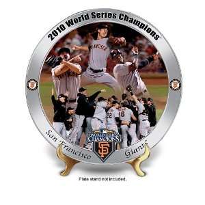  2010 San Francisco Giants Commemorative Collector Plate 