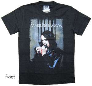 Marilyn Manson T Shirt Black S115 size L  