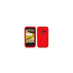 Samsung Conquer 4G D600 Red Silicone Case / Executive Protector Skin 