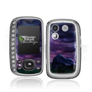  Design Skins for Samsung B3310   Purple Lightning Design 