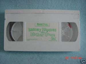 Barney & Friends BARNEY RHYMES WITH MOTHER GOOSE vhs  