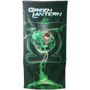 DC Comics Green Lantern Beach Towel:  Home & Kitchen